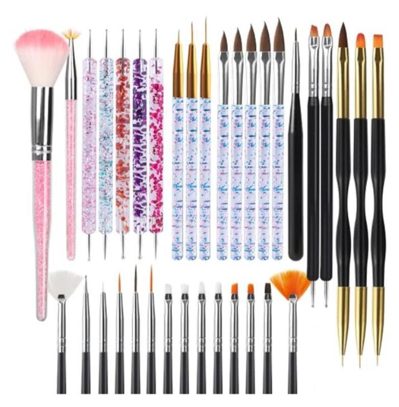 Foto do produto Kit de pincéis para nail art